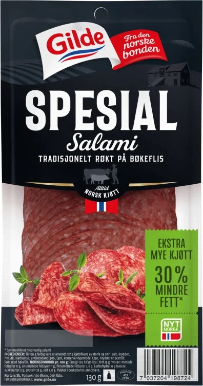 Spesial Salami Skivet 130g Enh