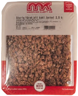 Storfe/fårekjøtt Kokt/ternet