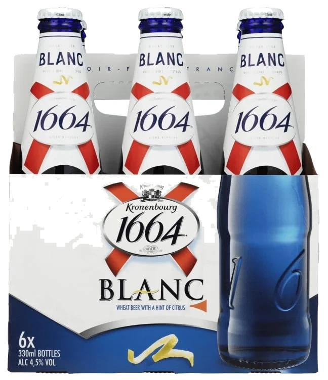 Kronenbourg 1664 Blanc 0,33lx6 flaske