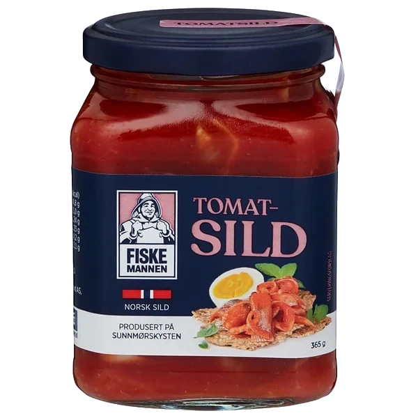Tomatsild 365g Fiskemannen