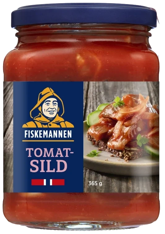Tomatsild 365g Fiskemannen