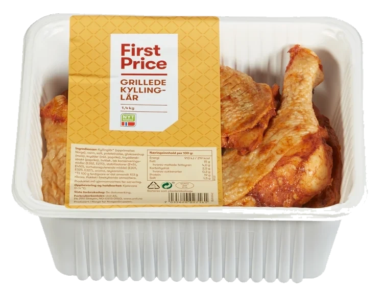 Kyllinglår Grillede 1,4kg First Price