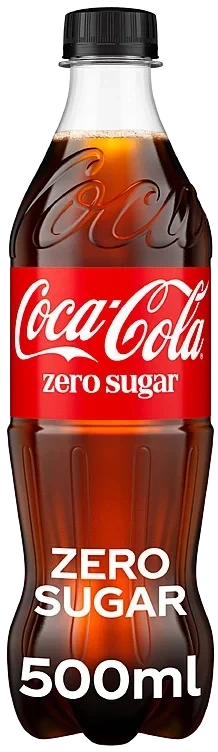 Coca-Cola Zero 0,5l flaske