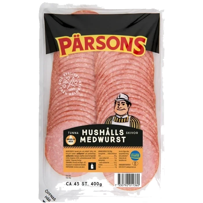 Hushållsmedwurst 400g Pärsons