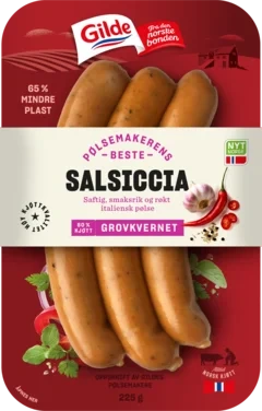 Salsicciapølse 225g Gilde