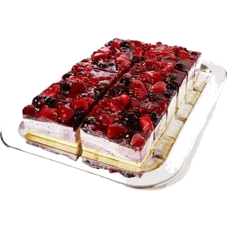 Skogsbærkake Oppdelt 12biter