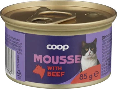 Cat Wet Food Mini Can Mousse W/beef