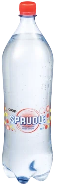 Vann m/Jordbærlimonade Coop Sprudle