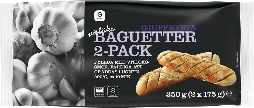 Vitlöksbaguette Fryst 2-p