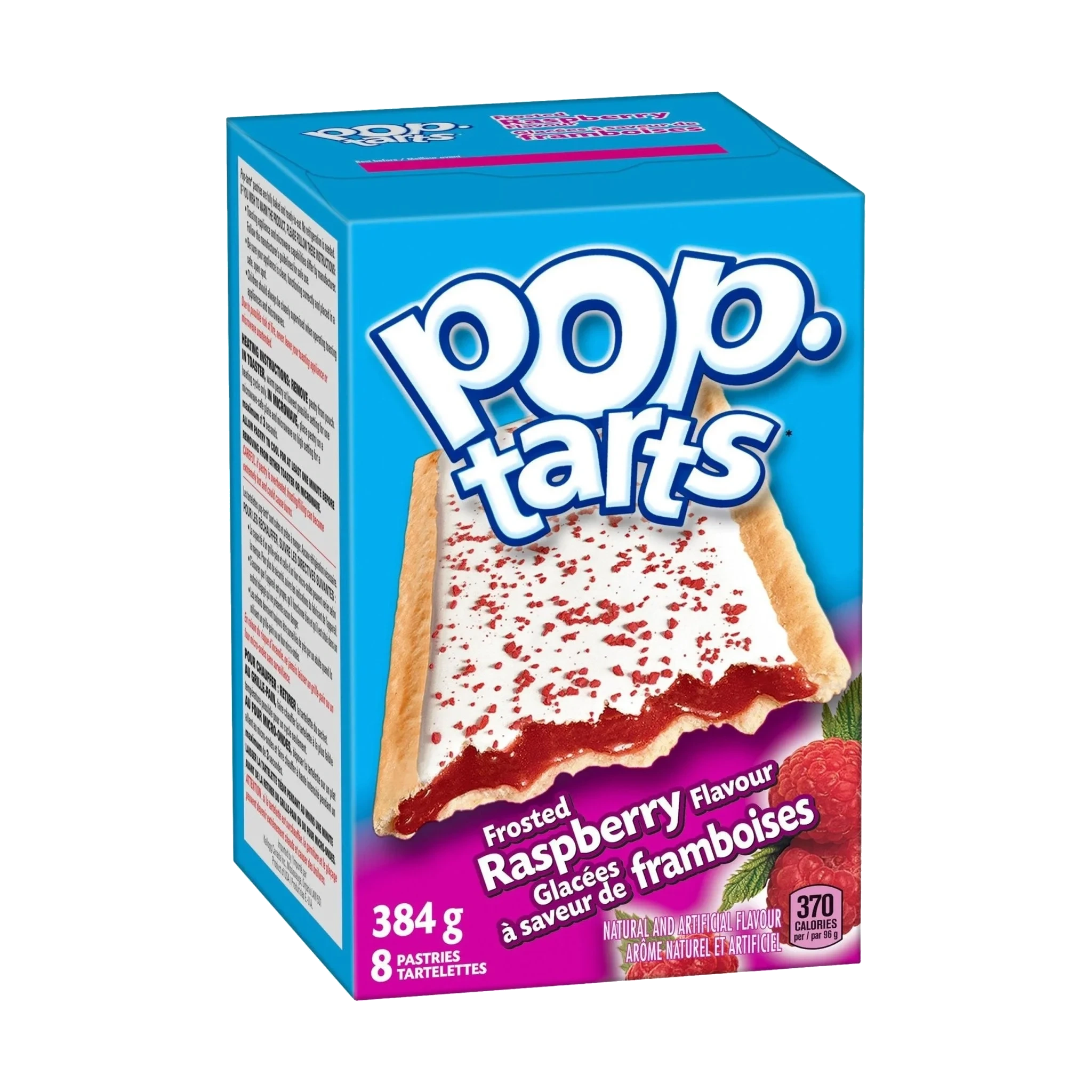 Pop-Tarts Frosted Raspberry 384 g (8 stk)