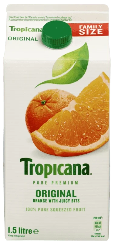 Orange Juice w/Pulp 1,5l Tropicana