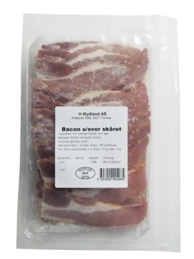 Bacon u/Svor Skivet Ca 500g Mydland