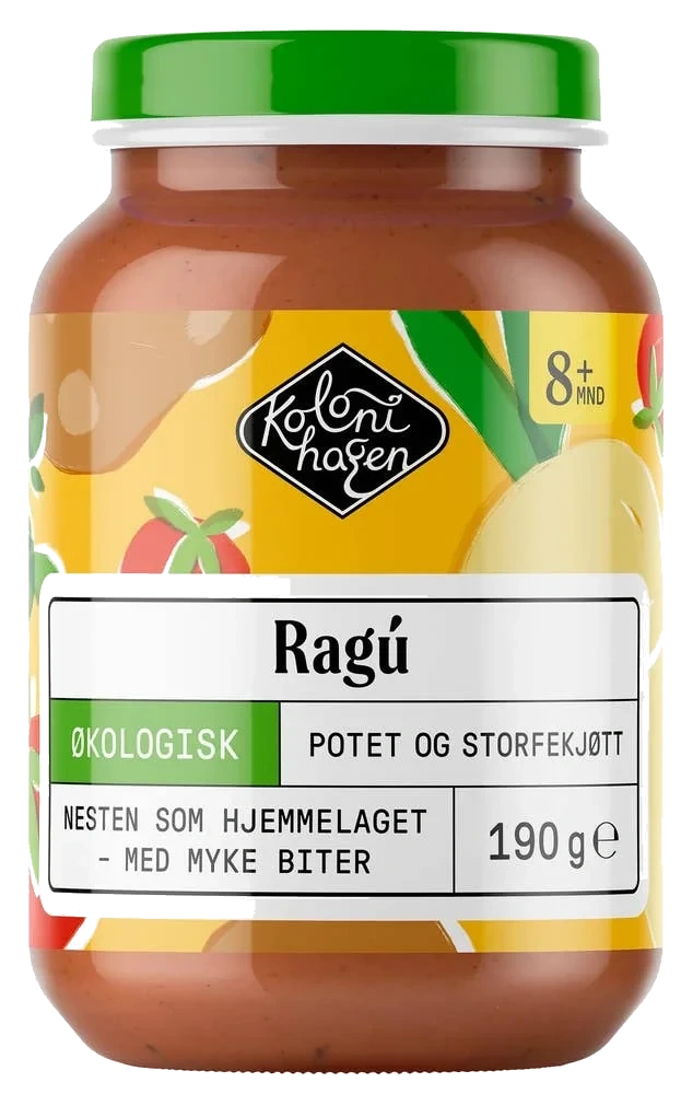 Ragú med potet og storfekjøtt