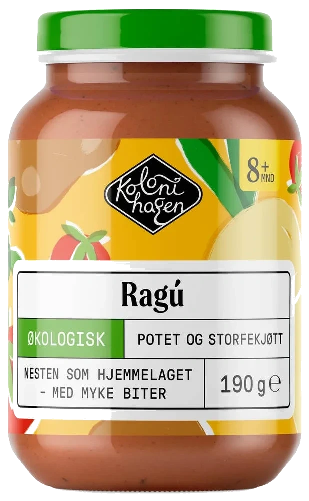 Ragú med potet og storfekjøtt