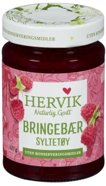 Hervik Bringebærsyltetøy 325g