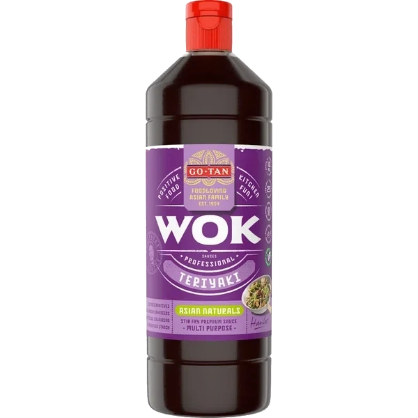 Go-tan Woksaus Teriyaki 6x1 l