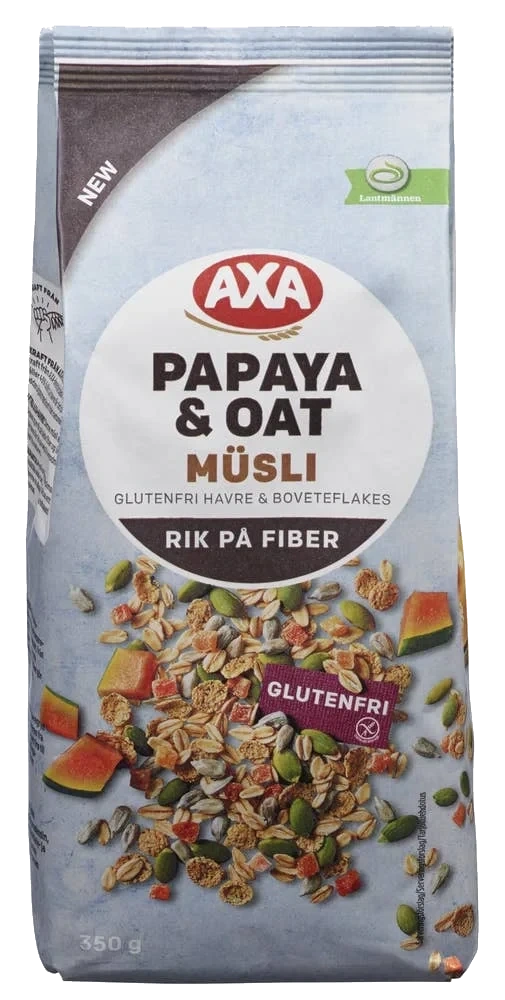 Glutenfri Papaya & oat müsli