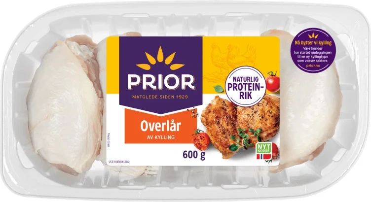 Prior Overlår av kylling 600g