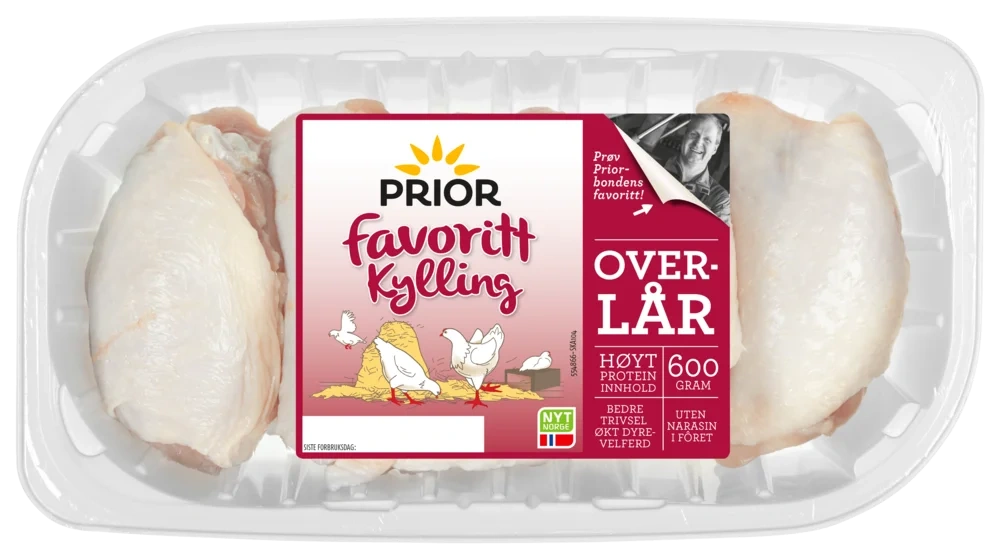 Prior Overlår av kylling 600g