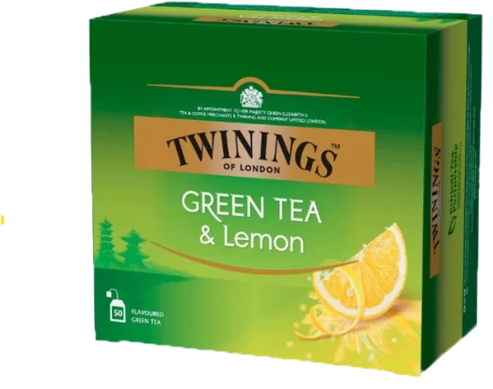 Twinings Green Tea & Lemon 50x1,6g