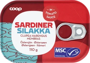 Sardines (Clupea harengus membras) w.tomato MSC