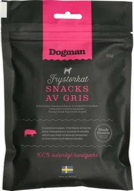 Frysetørket Snacks av Gris 50g