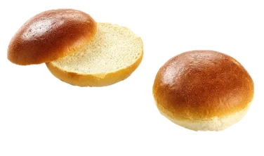 Brioche Bun Pre Sliced 85g Hamburgerbrød Fint
