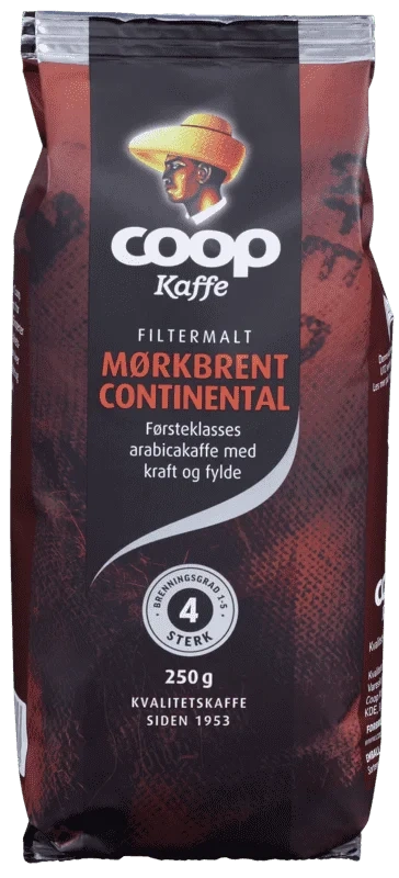 Coop Continental Filtermalt Kaffe 250g
