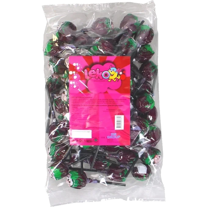 Jordgubbsklubba Tuggummi 48-pack