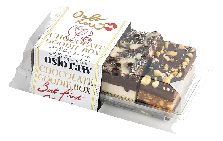 Chocolate Goodie bx 8pk 300g Oslo Raw