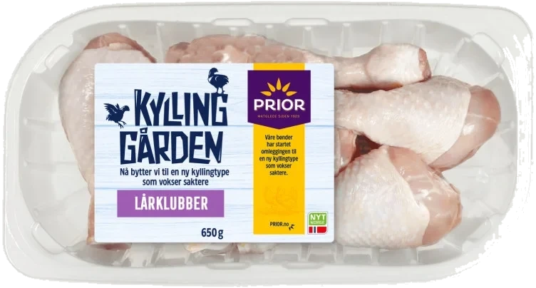 KG Kylling Lårklubber 650g Enh