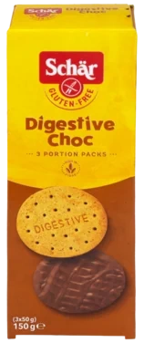 Digestive Kjeks m/Sjoko glutenfri 150g Schär