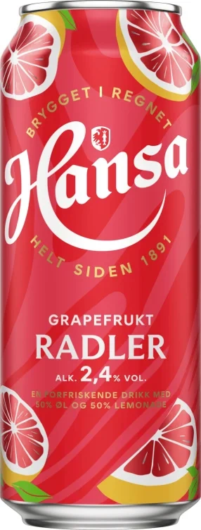 Hansa Radler Grapefrukt 0.50l bx