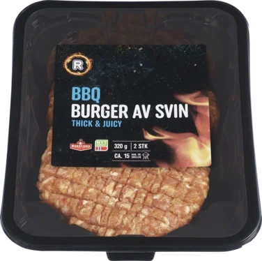 Svineburger Bbq 320g