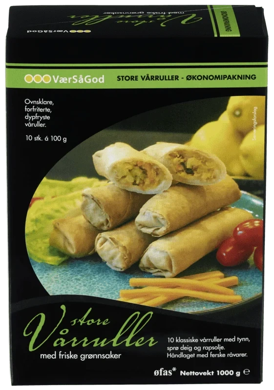 Værsgågod Vårruller med Grønnsaker 1kg