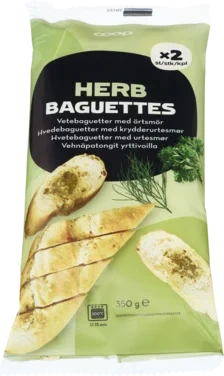 FRZ Herb Butter Baguette, 2 pcs. Coop