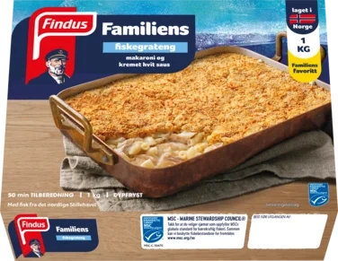 Fiskegrateng Familiens 1kg Findus