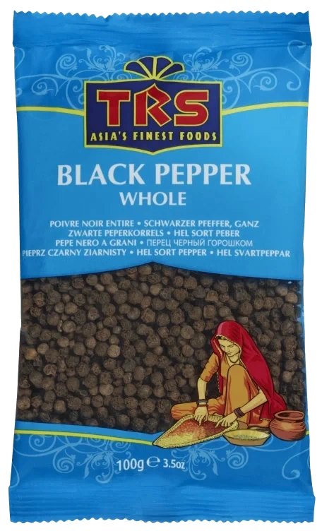Sort Pepper hel 100g Trs