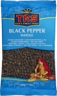 Sort Pepper hel 100g Trs