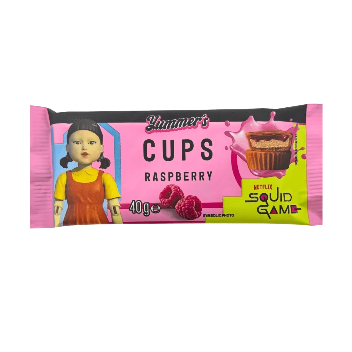 Squid Game Raspberry Cups 40 g
