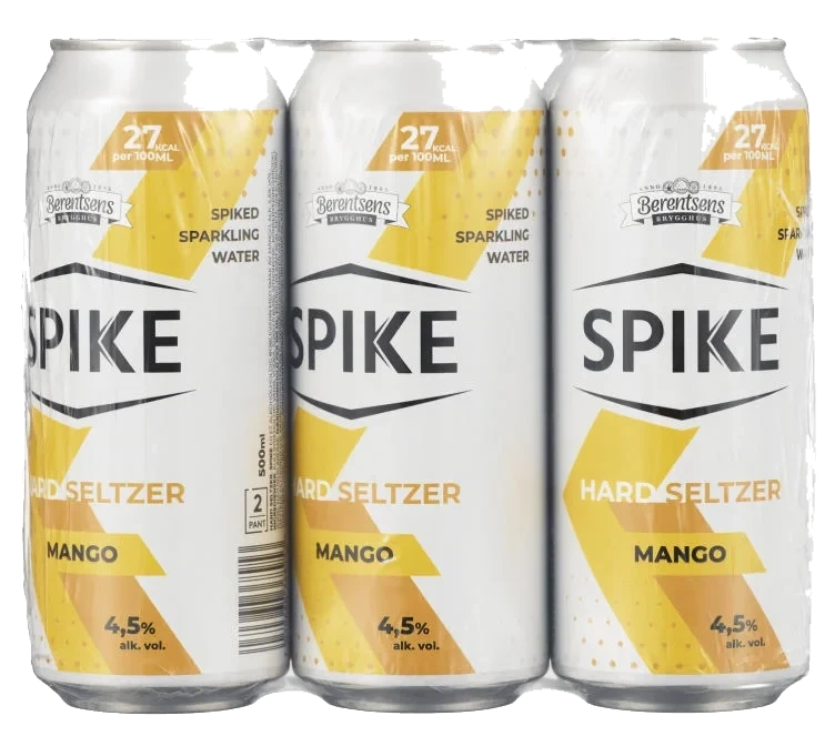 Spike Mango Hard Seltzer 0,5lx6 boks