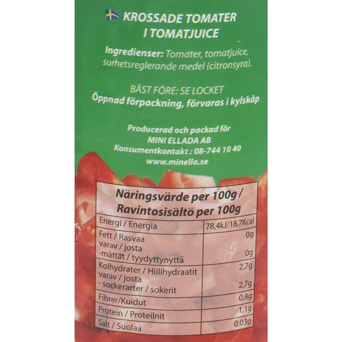 Krossade Tomater