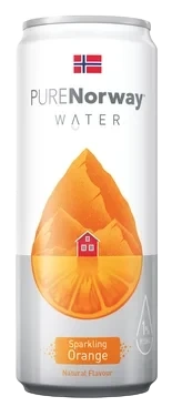 Pure Norway Water Sparkling Orange 0,33l