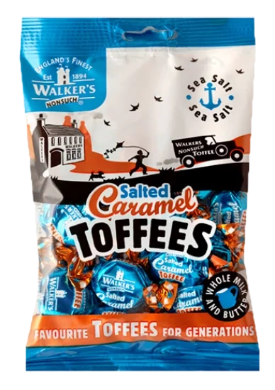 Walkers Salted Caramel Toffees 150g