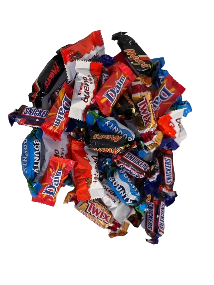 Innpakkede sjokoladebiter