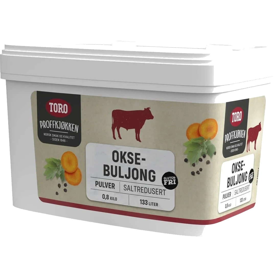 Toro Oksebuljon Saltred. 800g