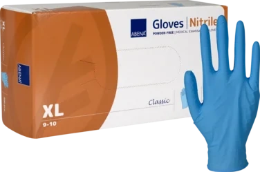 Enganshanske Abena Classic Xl Blå Nitril
