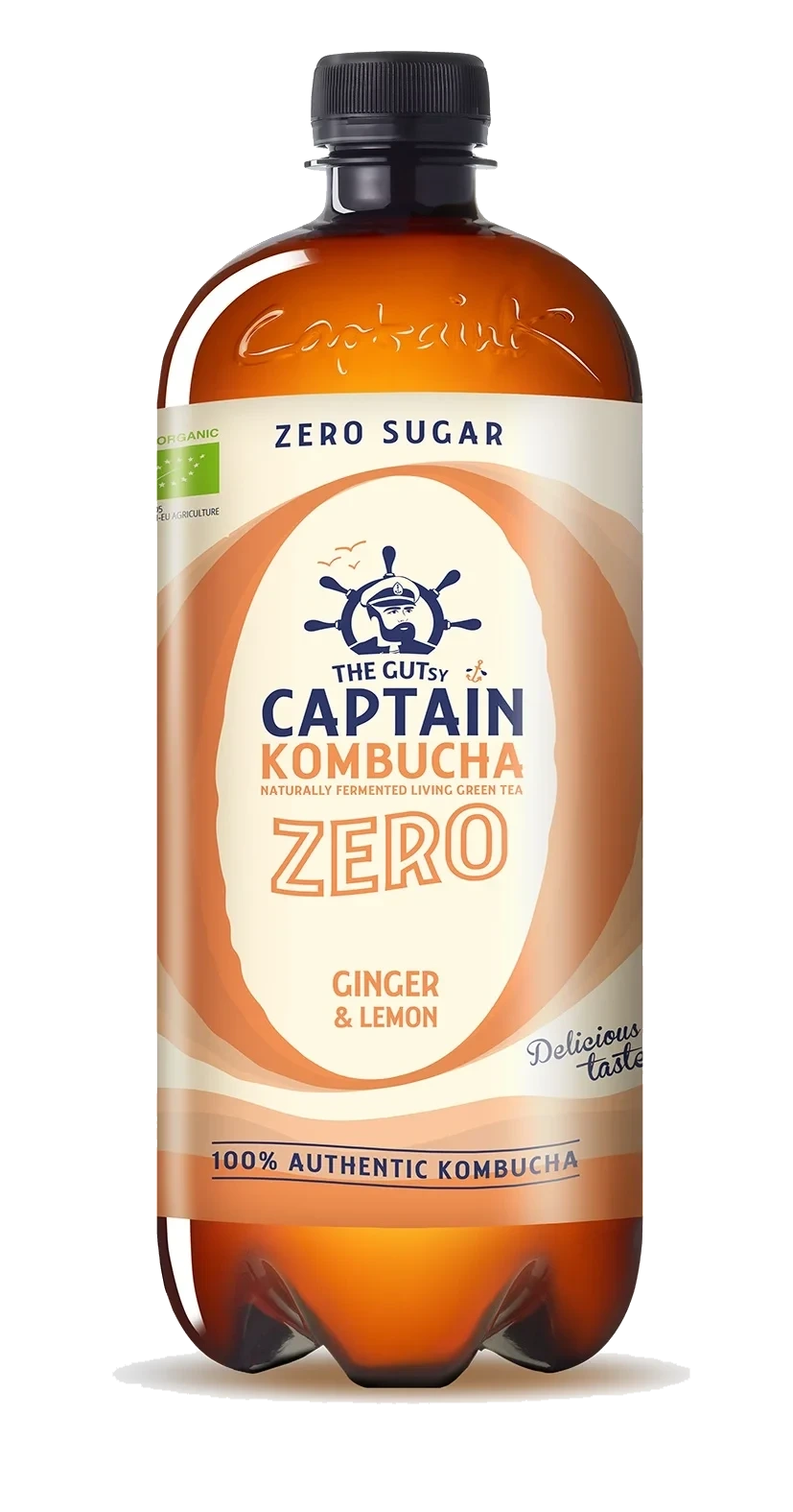 Captain Kombucha Zero Ginger Lemon 1 L