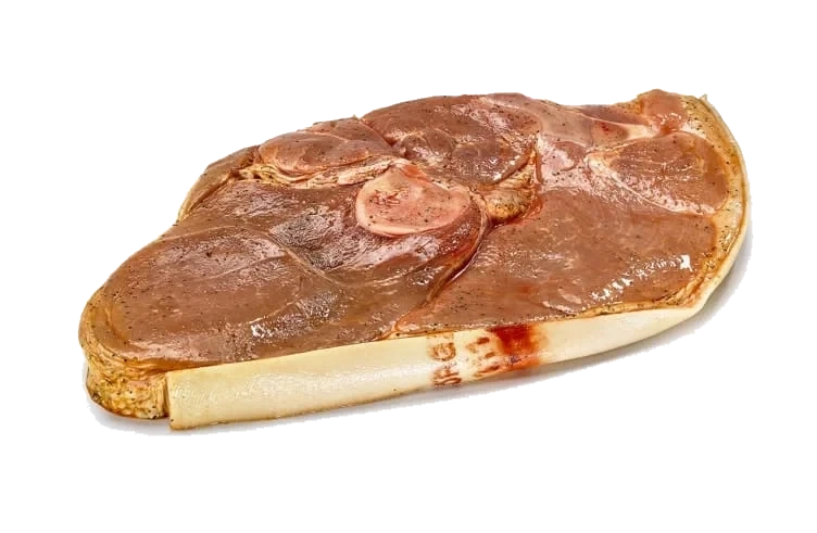 Flintstek Av Svin Marinert pr Kg
