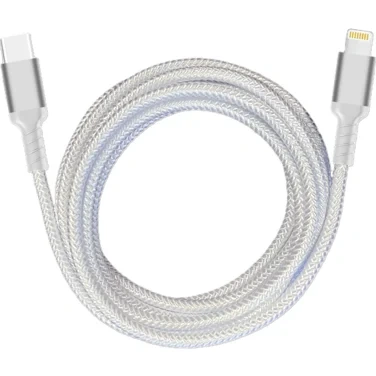 Ladekabel Met Light Til C Hvit 2m